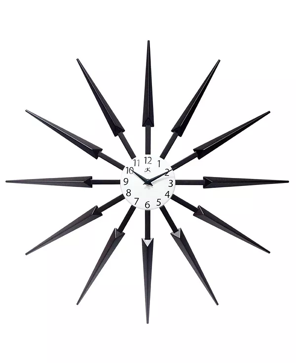 Настенные часы с солнечными лучами Infinity Instruments, black
Настенные часы с солнечными лучами Infinity Instruments, black