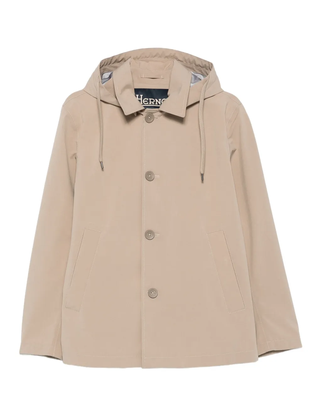 Куртка на пуговицах с капюшоном Herno, нейтральный
Куртка на пуговицах с капюшоном Herno, нейтральный