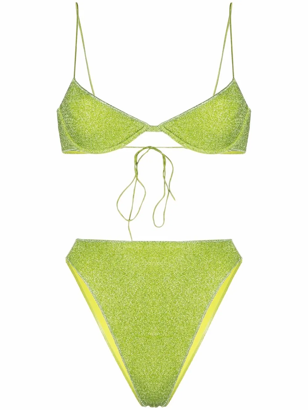 Бикини Lumière в стиле 90-х Oséree, зеленый
Бикини Lumière в стиле 90-х Oséree, зеленый