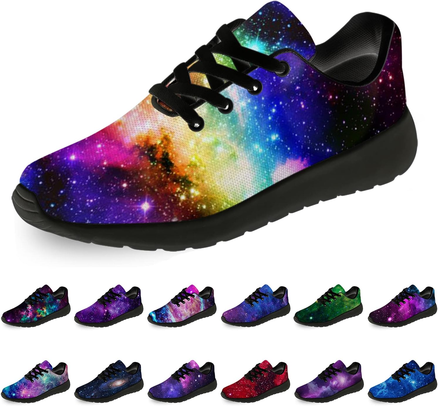 Кроссовки Horethy Galaxy для женщин и мужчин, беговые кроссовки, дышащие кроссовки для ходьбы и тенниса, космические кроссовки, подарки, мультиколор
Кроссовки Horethy Galaxy для женщин и мужчин, беговые кроссовки, дышащие кроссовки для ходьбы и тенниса, космические кроссовки, подарки, мультиколор