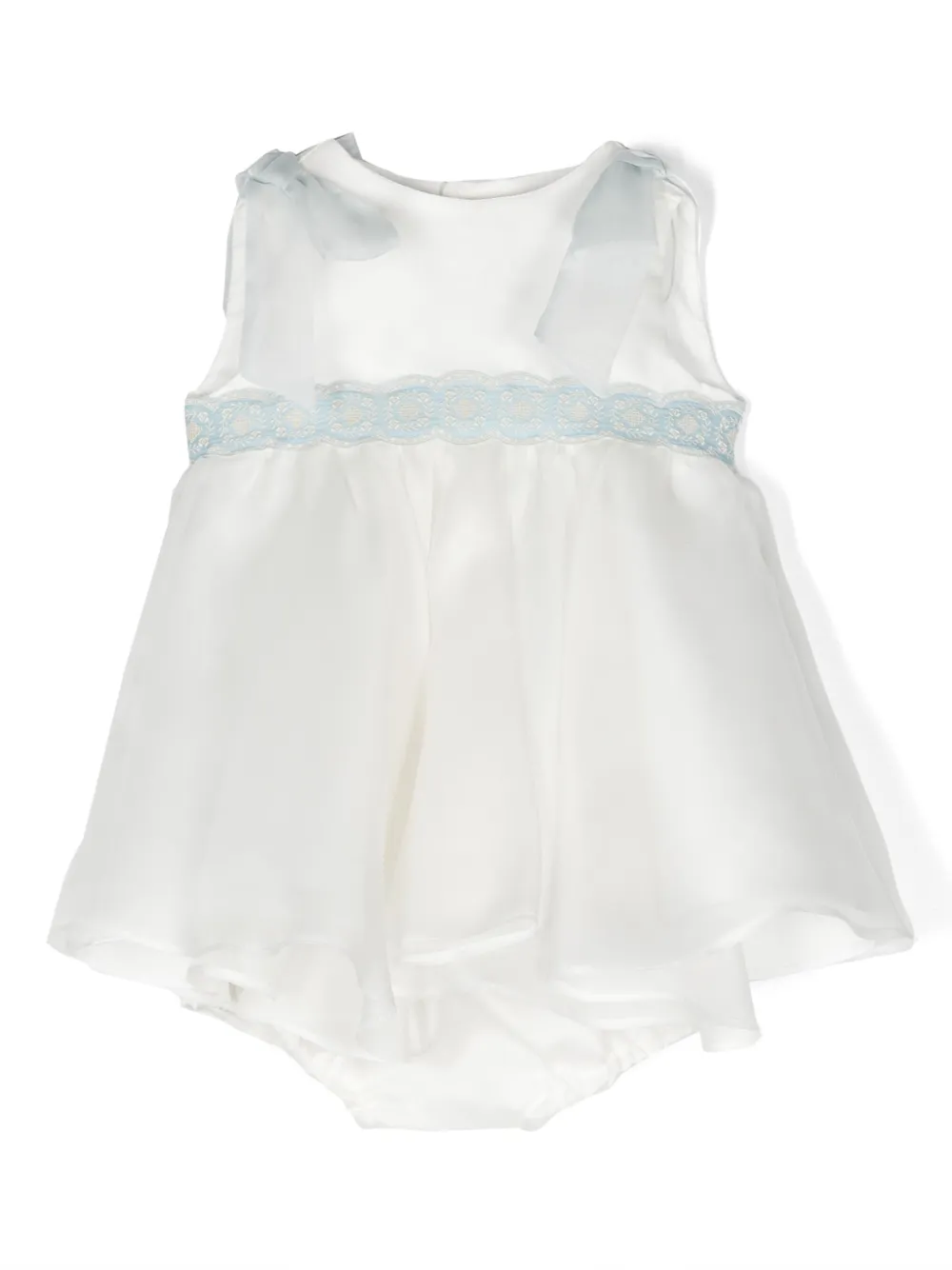 Шелковое платье с поясом La Stupenderia, белый
Шелковое платье с поясом La Stupenderia, белый