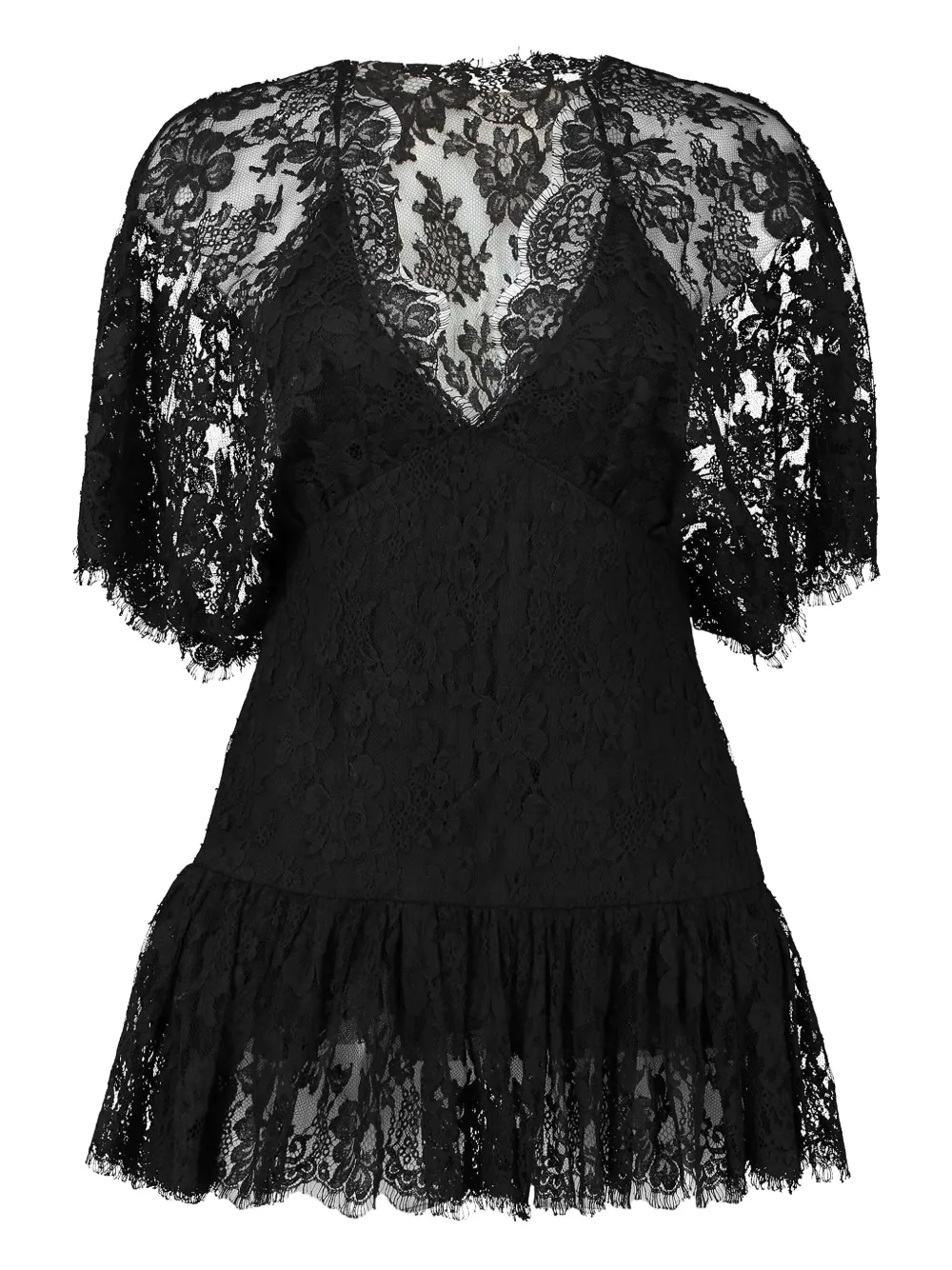 Кружевная блузка с оборками Chloé, черный
Кружевная блузка с оборками Chloé, черный