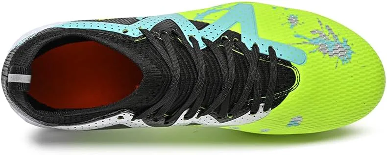 Мужские футбольные бутсы с шипами, высокие футбольные ботинки с шипами, молодежные профессиональные спортивные футзальные кроссовки, футбольные кроссовки Generic, зеленый
Мужские футбольные бутсы с шипами, высокие футбольные ботинки с шипами, молодежные профессиональные спортивные футзальные кроссовки, футбольные кроссовки Generic, зеленый