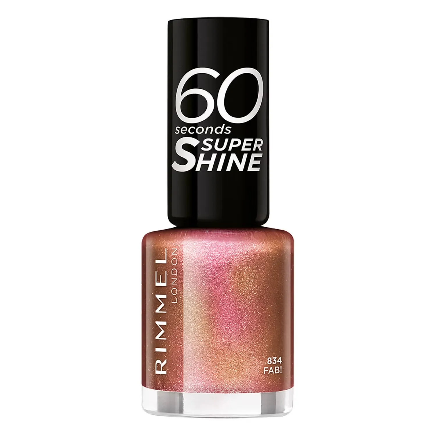 Лак для ногтей с блестками 60 Seconds - Fab Rimmel
Лак для ногтей с блестками 60 Seconds - Fab Rimmel