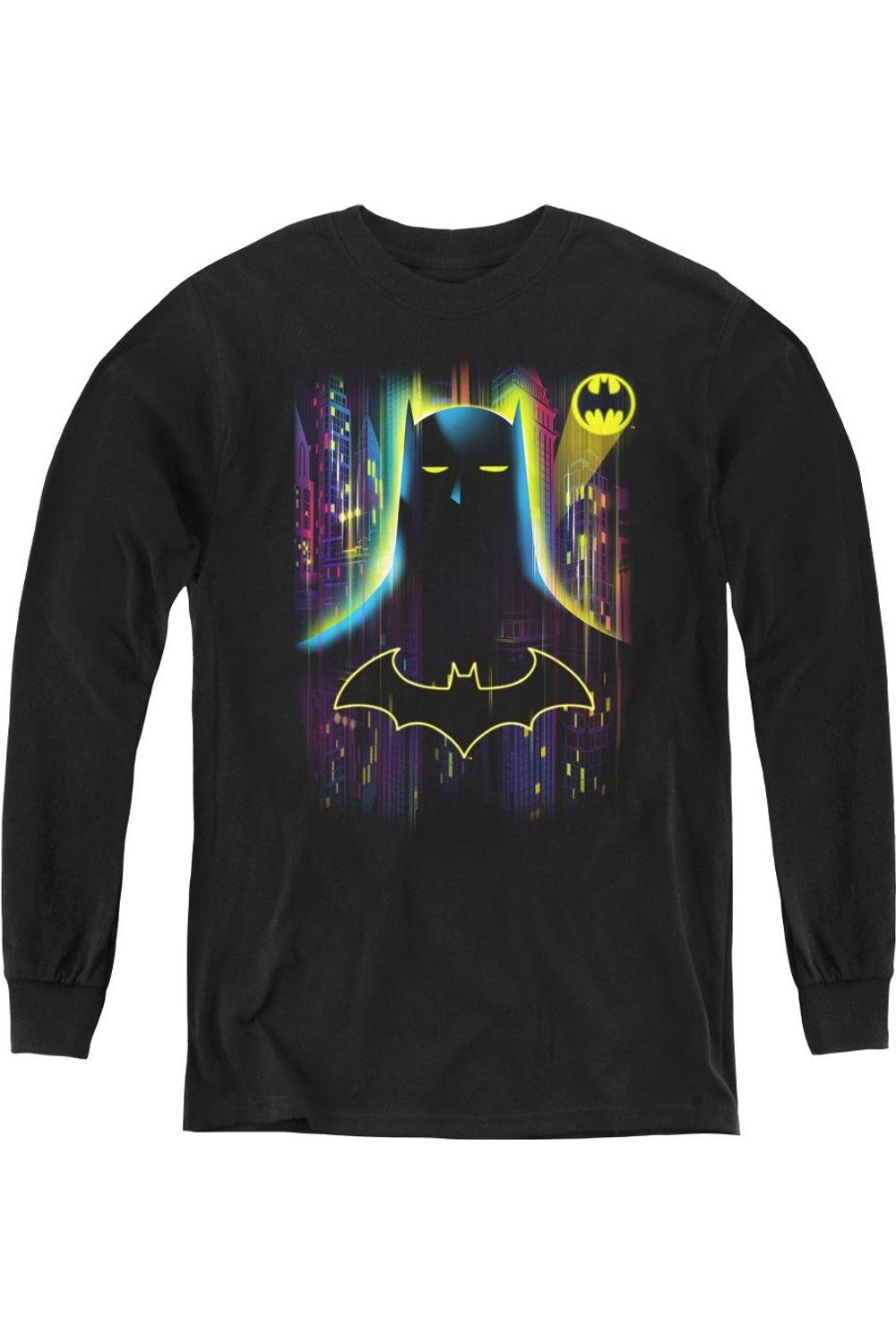 Футболка с длинным рукавом Batman Knight Lights для детей Gildan, черный
Футболка с длинным рукавом Batman Knight Lights для детей Gildan, черный