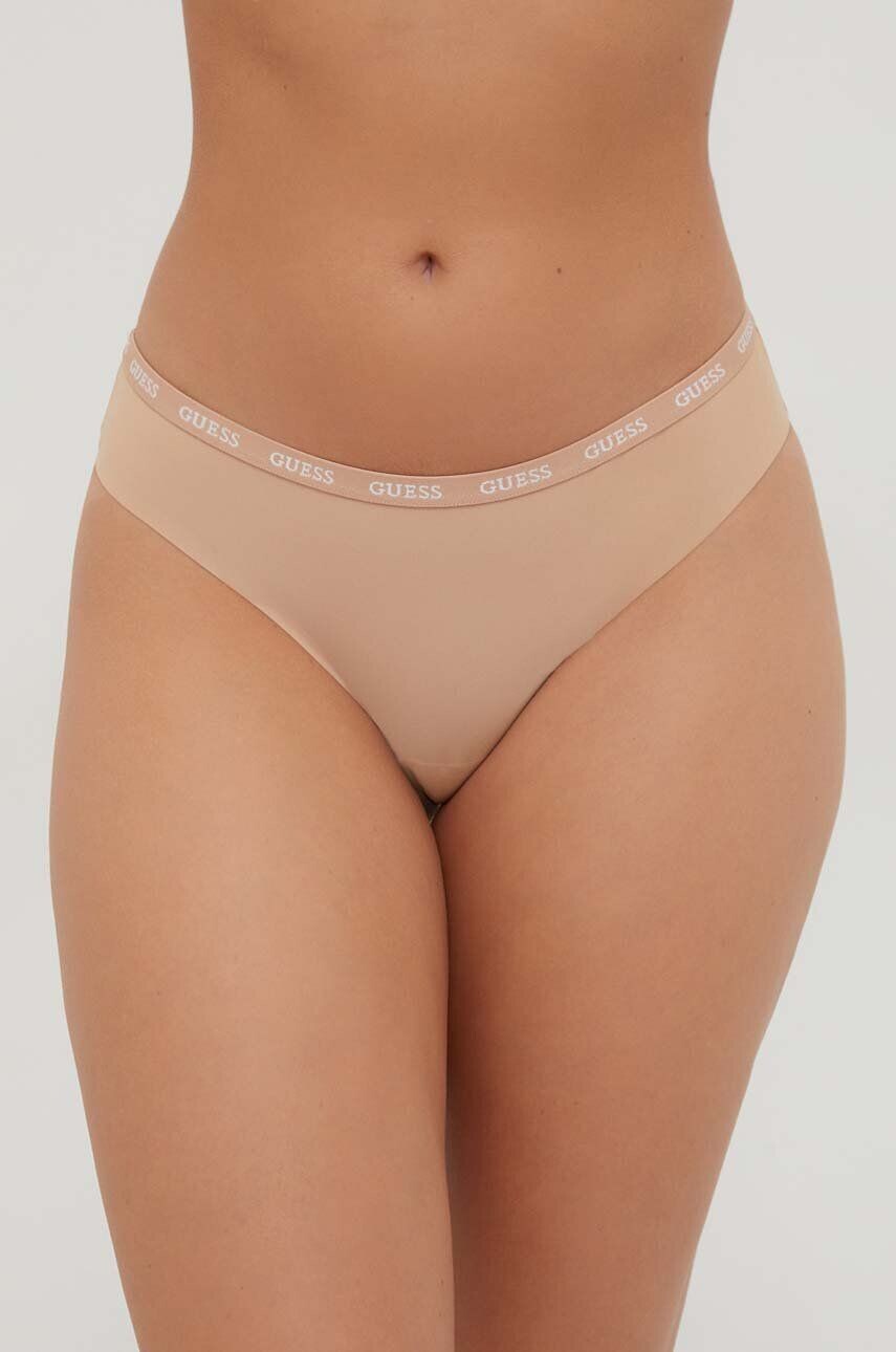 Бразильские трусы Guess, бежевый
Бразильские трусы Guess, бежевый