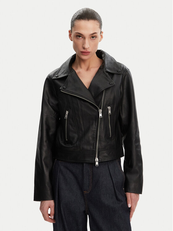 Кожаная куртка обычного кроя 7DZI5 French Connection, черный
Кожаная куртка обычного кроя 7DZI5 French Connection, черный