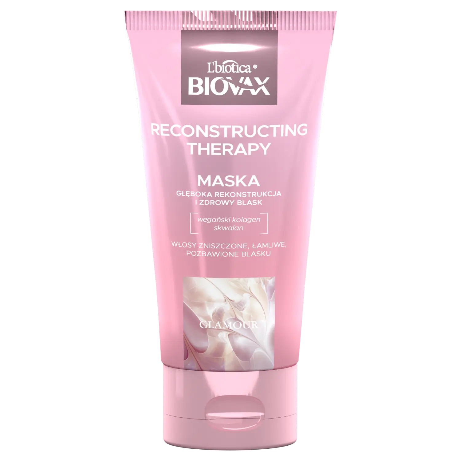 Маска для поврежденных волос Biovax Glamour Recontructing Therapy, 150 мл 
Маска для поврежденных волос Biovax Glamour Recontructing Therapy, 150 мл