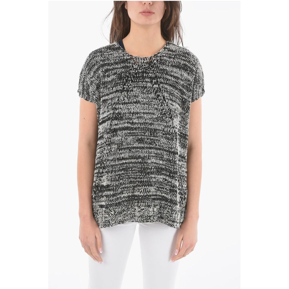 Длинный свитер с круглым вырезом, двухцветный Woolrich, Black
Длинный свитер с круглым вырезом, двухцветный Woolrich, Black