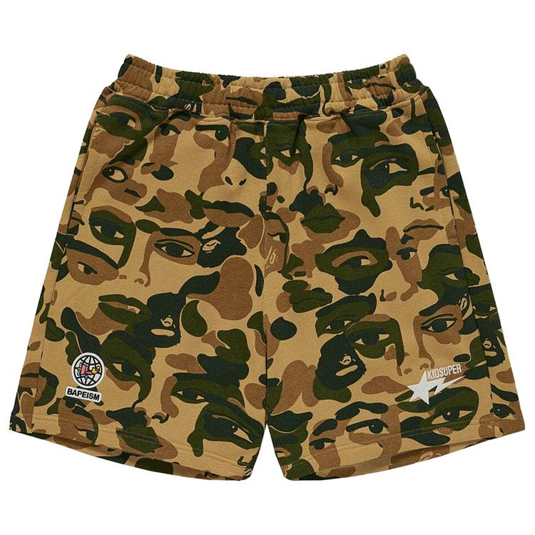Шорты BAPE x KidSuper Camo Sweat Shorts, Green
Шорты BAPE x KidSuper Camo Sweat Shorts, Green