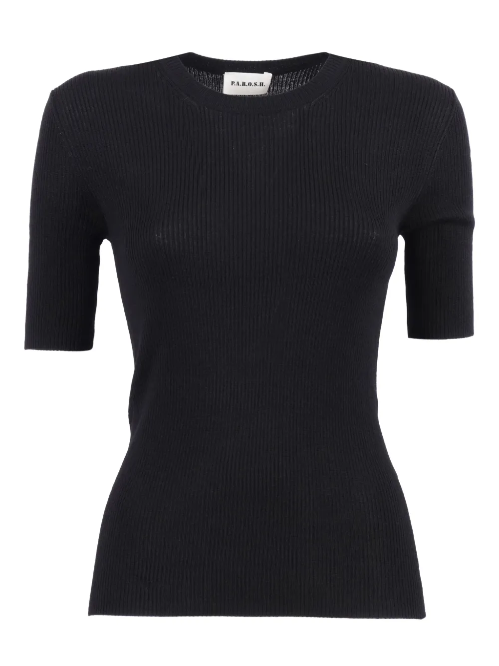 Топ с короткими рукавами в рубчик P.A.R.O.S.H., серый
Топ с короткими рукавами в рубчик P.A.R.O.S.H., серый