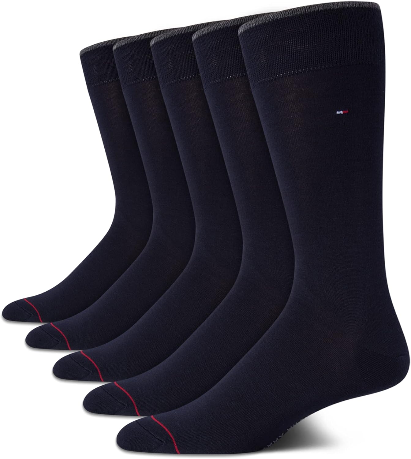 Мужские носки Tommy Hilfiger под повседневную одежду - 5 пар, легкие, комфортные, из ткани, с укрепленной пяткой - мужские носки под повседневную одежду (7-12), Navy
Мужские носки Tommy Hilfiger под повседневную одежду - 5 пар, легкие, комфортные, из ткани, с укрепленной пяткой - мужские носки под повседневную одежду (7-12), Navy