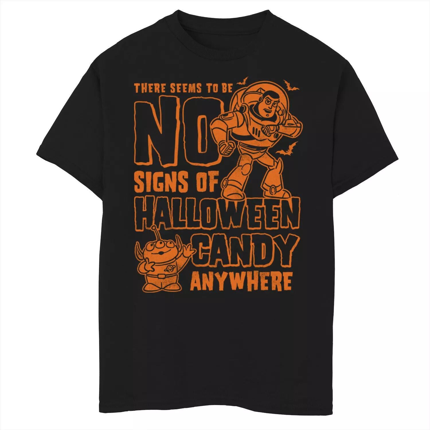 Футболка с изображением конфет «История игрушек» для мальчиков 8–20 лет Disney/Pixar «Жужжание, никаких признаков Хэллоуина» Disney / Pixar
Футболка с изображением конфет «История игрушек» для мальчиков 8–20 лет Disney/Pixar «Жужжание, никаких признаков Хэллоуина» Disney / Pixar