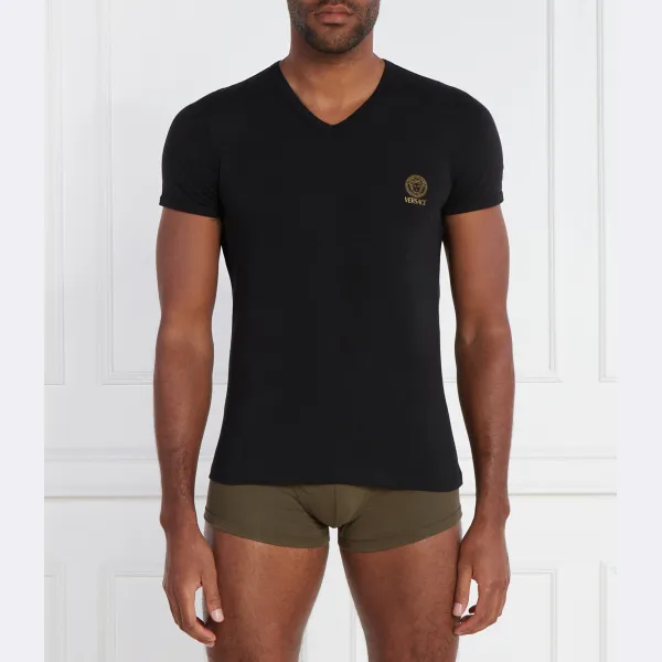 Футболка стандартного кроя Versace, черный
Футболка стандартного кроя Versace, черный