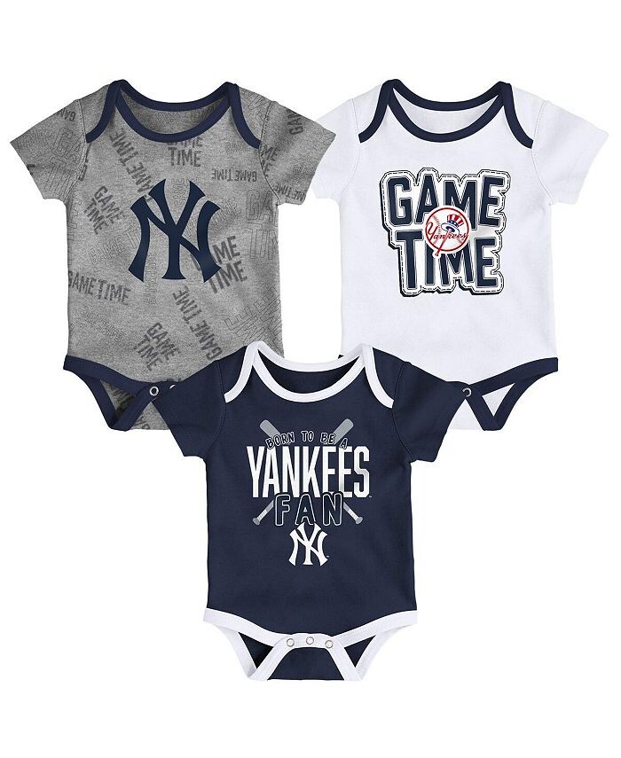 Комплект боди Game Time из трех частей для новорожденных New York Yankees темно-синего, белого и серого цвета Outerstuff, мультиколор, Синий, Комплект боди Game Time из трех частей для новорожденных New York Yankees темно-синего, белого и серого цвета Out
Комплект боди Game Time из трех частей для новорожденных New York Yankees темно-синего, белого и серого цвета Outerstuff, мультиколор, Синий, Комплект боди Game Time из трех частей для новорожденных New York Yankees темно-синего, белого и серого цвета Out