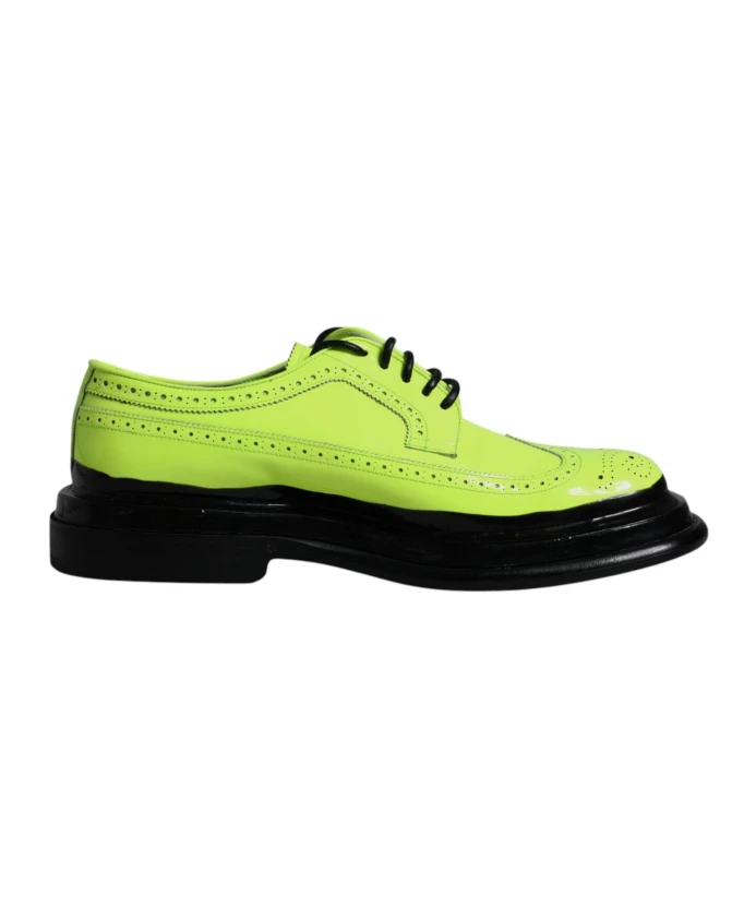 Неоновые кожаные туфли дерби Dolce & Gabbana, зеленый
Неоновые кожаные туфли дерби Dolce & Gabbana, зеленый