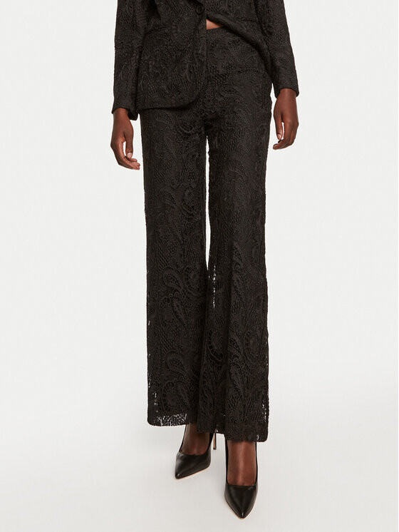 Широкие брюки из ткани Twinset, черный
Широкие брюки из ткани Twinset, черный