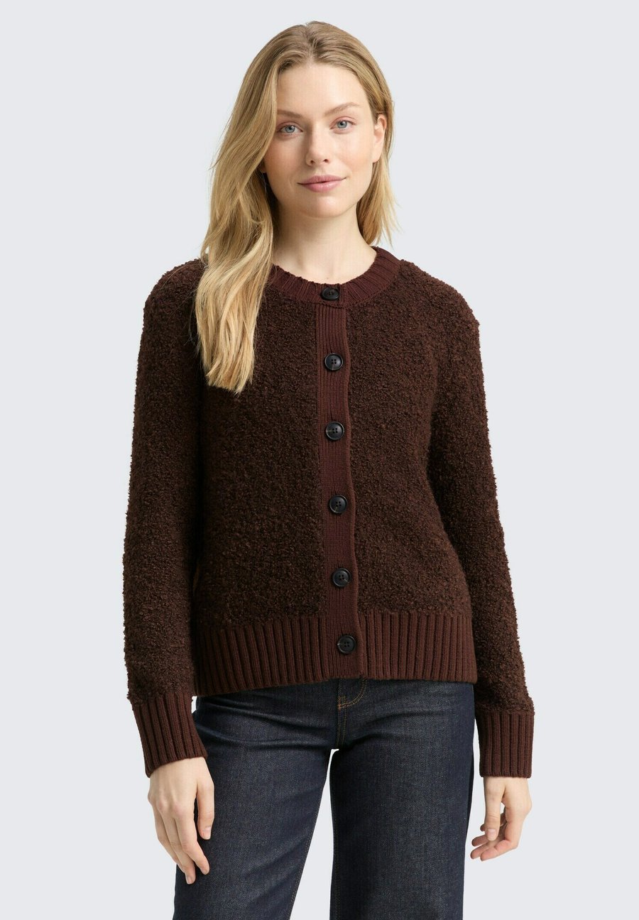 Кардиган TOM TAILOR Cardigan, Dark Pecan Brown Melange/Dark Brown
Кардиган TOM TAILOR Cardigan, Dark Pecan Brown Melange/Dark Brown