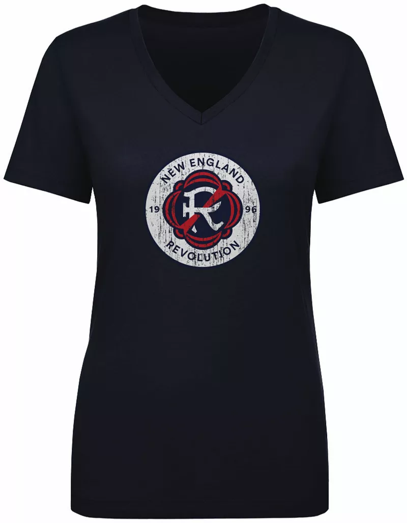 Женская темно-синяя футболка с основным логотипом 500 Level New England Revolution 2024
Женская темно-синяя футболка с основным логотипом 500 Level New England Revolution 2024