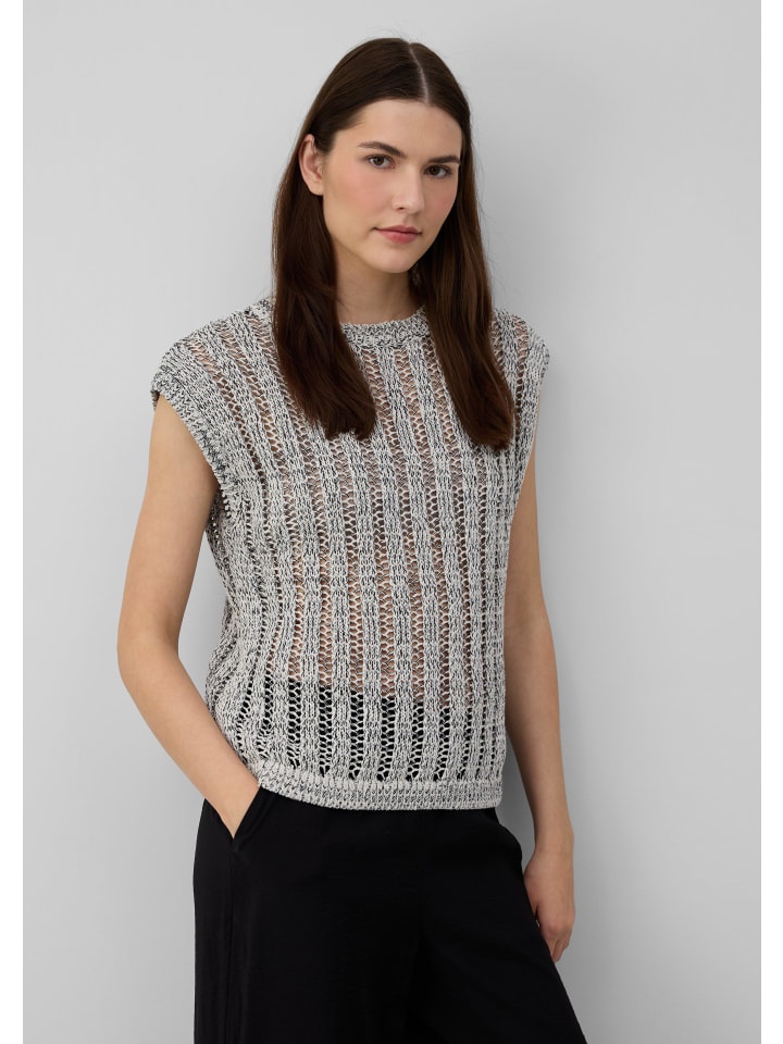 Свитер-жилет s.Oliver, кремовый 
Свитер-жилет s.Oliver, кремовый