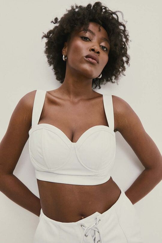 Кожаный топ Answear Lab, белый
Кожаный топ Answear Lab, белый