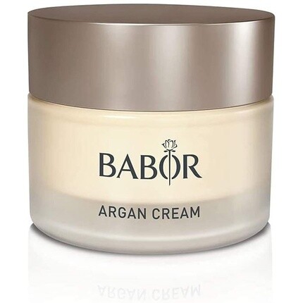 BABOR CLASSICS Argan Cream Насыщенный крем для лица для сухой кожи с аргановым маслом и витамином Е, веганская формула без спирта, 50 мл 
BABOR CLASSICS Argan Cream Насыщенный крем для лица для сухой кожи с аргановым маслом и витамином Е, веганская формула без спирта, 50 мл