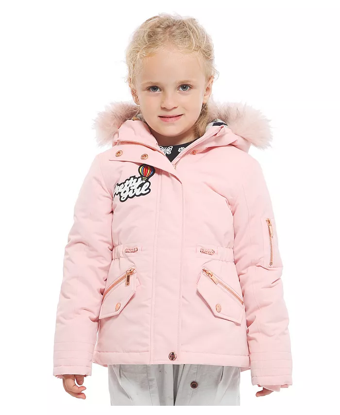 Детская парка с утепленным капюшоном Rokka&Rolla, розовый
Детская парка с утепленным капюшоном Rokka&Rolla, розовый