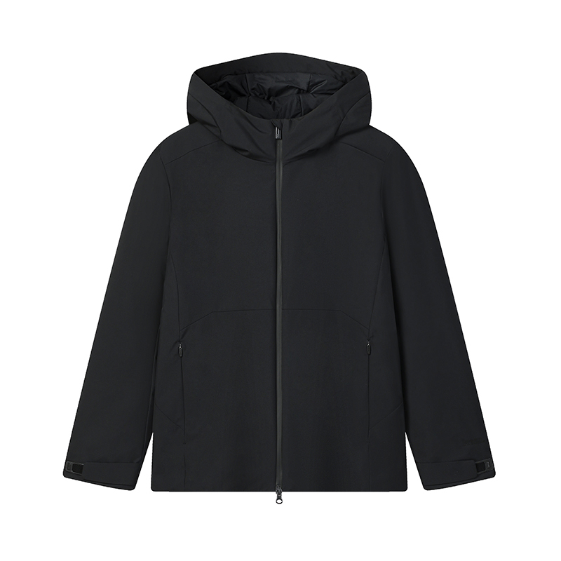 Fila Мужская черная пуховая куртка синего цвета
Fila Мужская черная пуховая куртка синего цвета