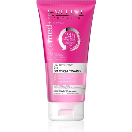 Eveline Facemed+ Гиалуроновый очищающий гель 3-в-1 с аллантоином 150 мл, Eveline Cosmetics
Eveline Facemed+ Гиалуроновый очищающий гель 3-в-1 с аллантоином 150 мл, Eveline Cosmetics