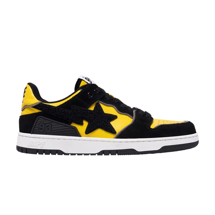 Кроссовки BAPE Sk8 Sta #2 M2, желтый 
Кроссовки BAPE Sk8 Sta #2 M2, желтый