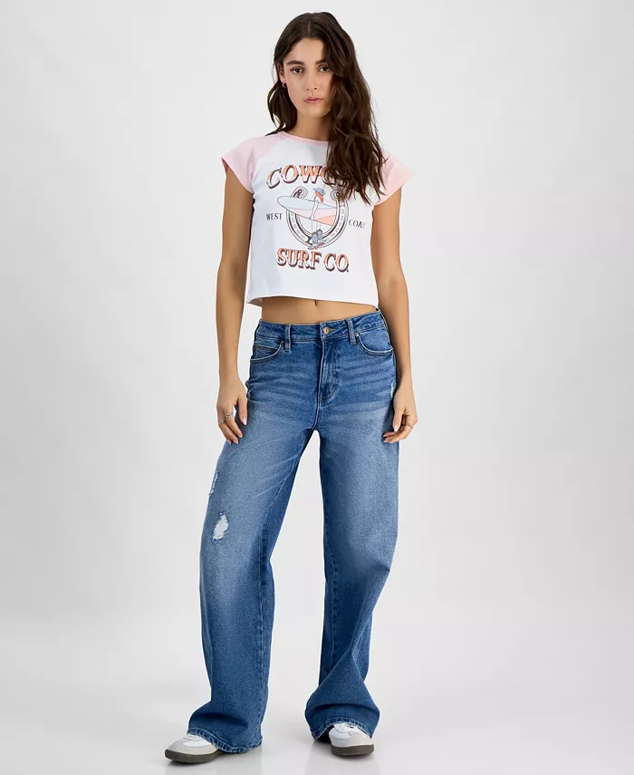 Футболка с принтом «девушка-ковбой» и рукавами реглан для юниоров Freeze 24-7, белый
Футболка с принтом «девушка-ковбой» и рукавами реглан для юниоров Freeze 24-7, белый