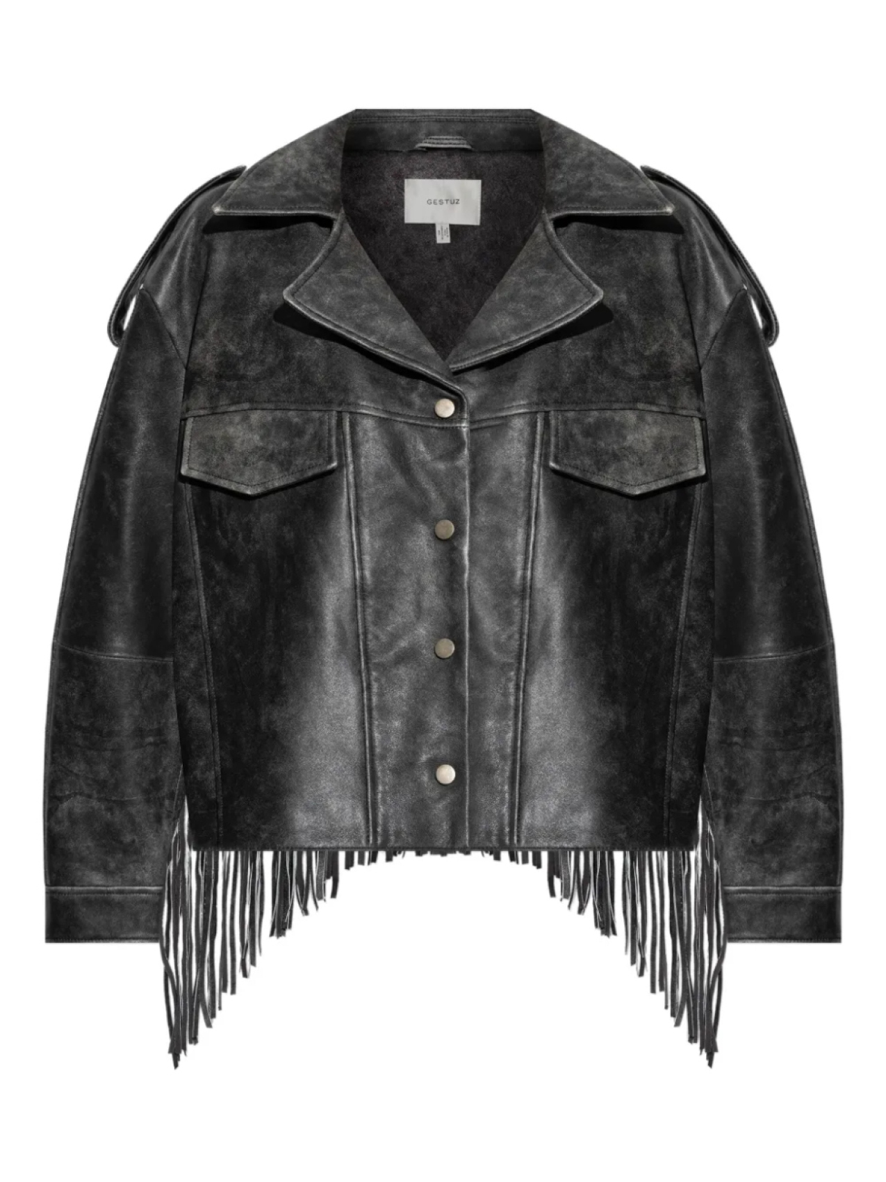 Кожаная куртка GZjaggy Gestuz, черный
Кожаная куртка GZjaggy Gestuz, черный