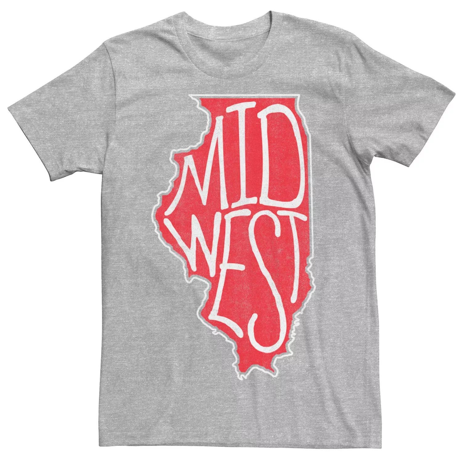 Мужская красная футболка штата Иллинойс с рисунком Midwest Inside Licensed Character, Красный, Мужская красная футболка штата Иллинойс с рисунком Midwest Inside Licensed Character
Мужская красная футболка штата Иллинойс с рисунком Midwest Inside Licensed Character, Красный, Мужская красная футболка штата Иллинойс с рисунком Midwest Inside Licensed Character