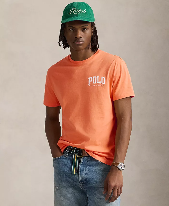 Мужская классическая футболка с логотипом Polo Ralph Lauren, розовый
Мужская классическая футболка с логотипом Polo Ralph Lauren, розовый