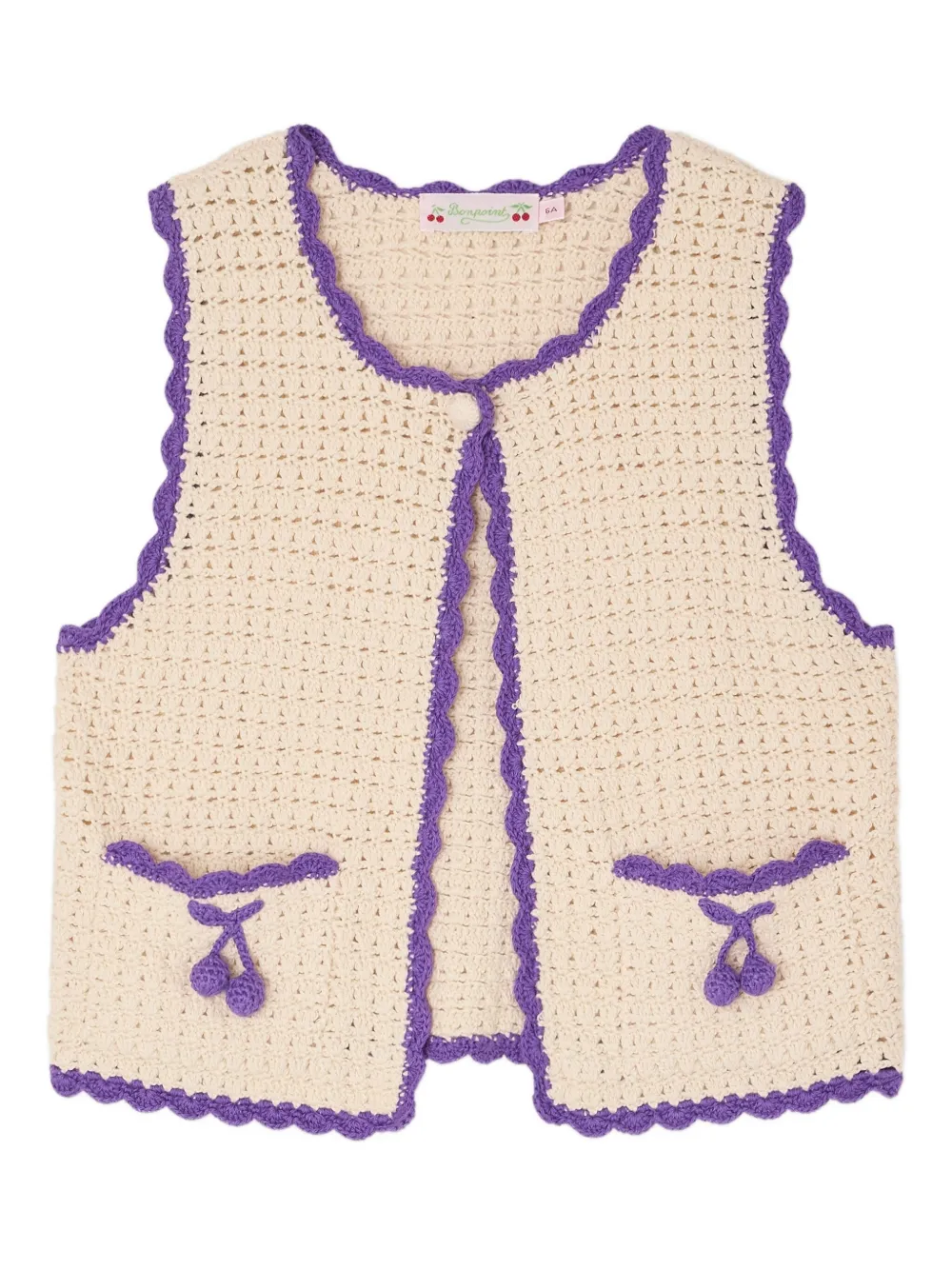 Жилет Laila с зубчатым краем Bonpoint, белый
Жилет Laila с зубчатым краем Bonpoint, белый