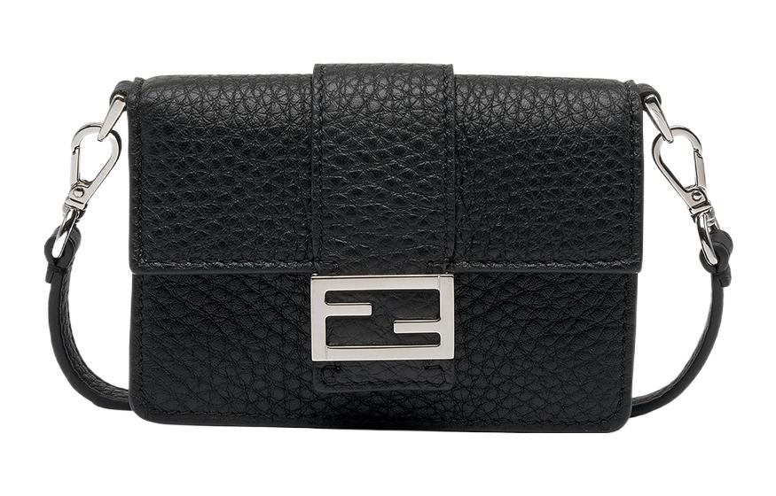 Сумка-багет из телячьей кожи Клатч Мешочек на шею Сумка через плечо Мужская черная FENDI
Сумка-багет из телячьей кожи Клатч Мешочек на шею Сумка через плечо Мужская черная FENDI