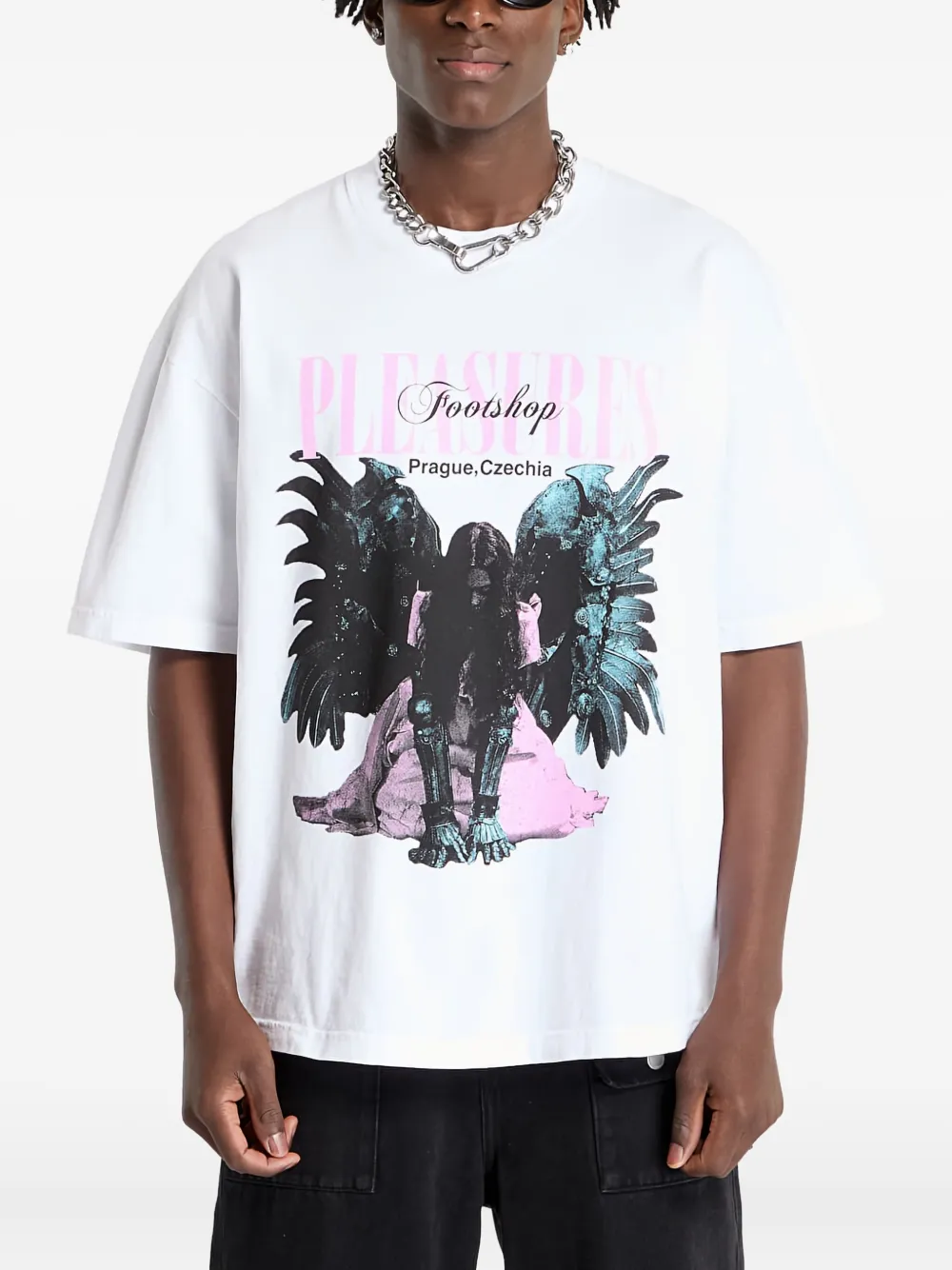 Футболка Angel из коллаборации с FTSHP Pleasures, белый
Футболка Angel из коллаборации с FTSHP Pleasures, белый