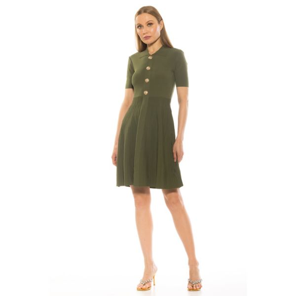 Женское трикотажное платье Soren с расклешенным лифом Alexia Admor, зеленый
Женское трикотажное платье Soren с расклешенным лифом Alexia Admor, зеленый