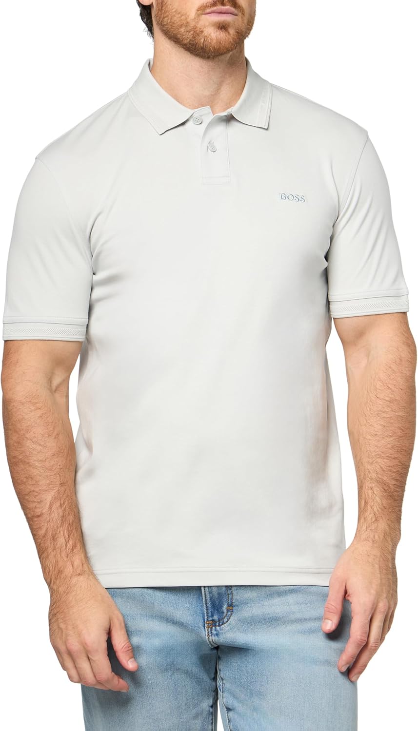 BOSS мужская поло с тональным логотипом, Shark Tooth
BOSS мужская поло с тональным логотипом, Shark Tooth