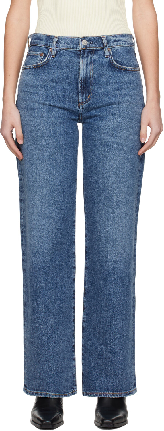 Синие прямые джинсы Harper AGOLDE, Fix
Синие прямые джинсы Harper AGOLDE, Fix