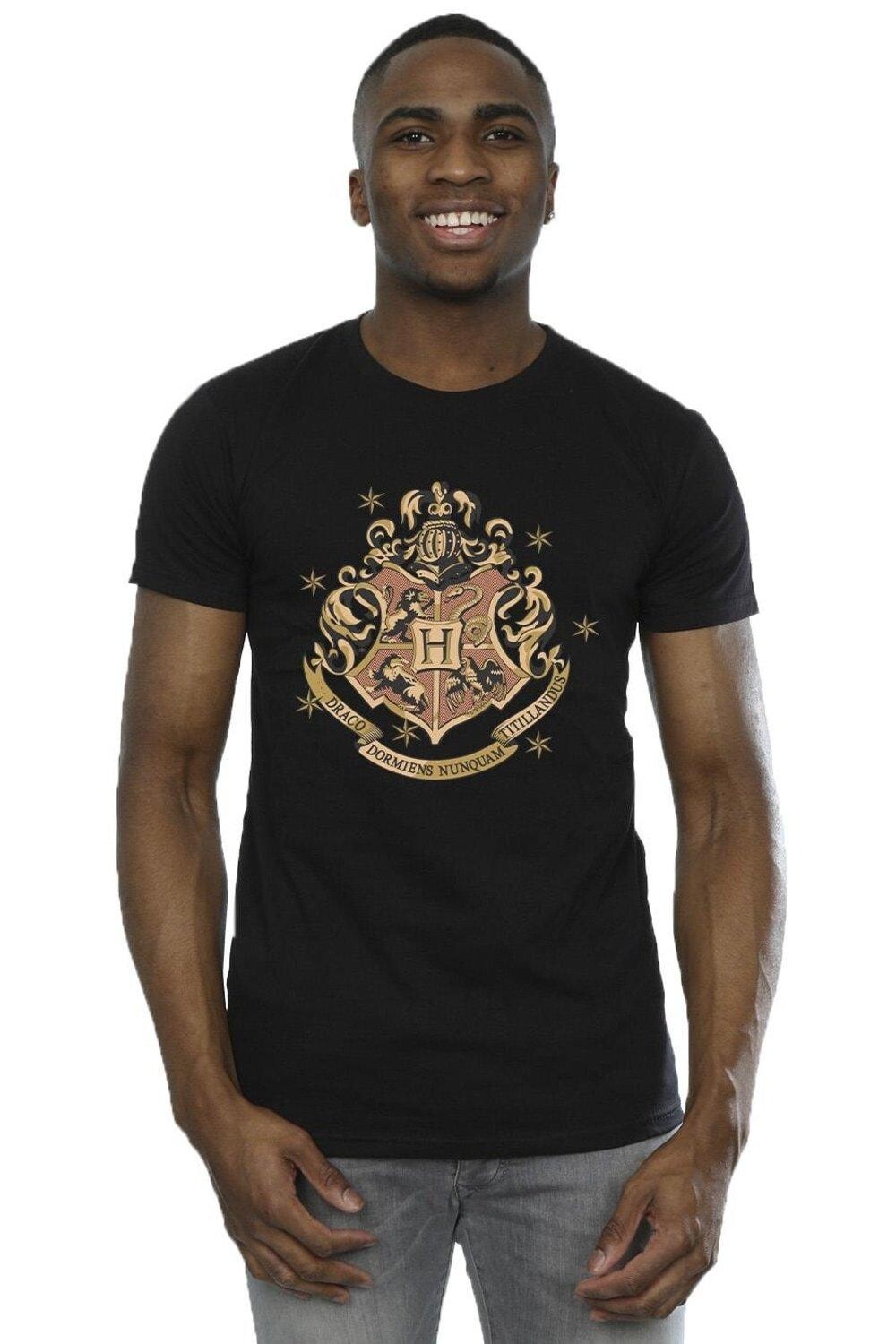 Золотая футболка с гербом Хогвартса Harry Potter, черный
Золотая футболка с гербом Хогвартса Harry Potter, черный
