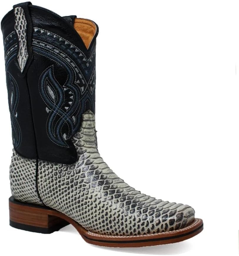 Мужские ковбойские ботинки в западном стиле с квадратным носком из натуральной кожи экзотической змеи с принтом питона - натуральный Generic, Natural
Мужские ковбойские ботинки в западном стиле с квадратным носком из натуральной кожи экзотической змеи с принтом питона - натуральный Generic, Natural