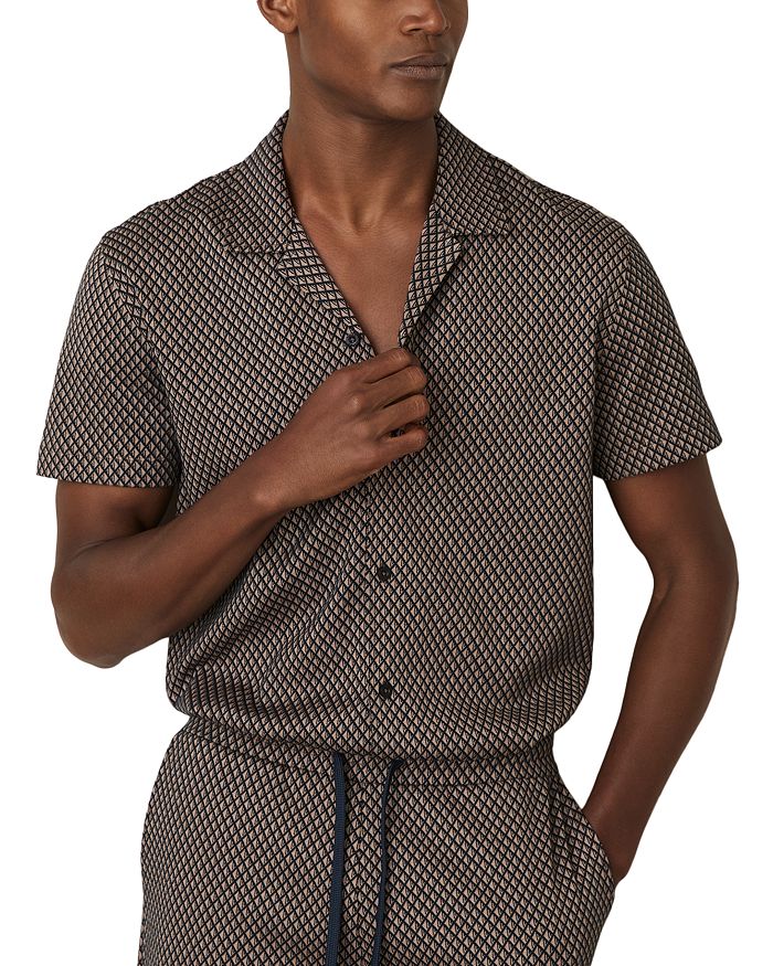 Drakes Короткий Рукав Жаккардовая Кубинская Рубашка REISS, мультиколор
Drakes Короткий Рукав Жаккардовая Кубинская Рубашка REISS, мультиколор