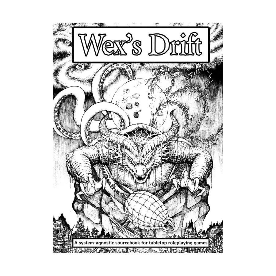 Wex's Drift - A System-Agnostic City Sourcebook, Role Playing Games (Watcher in the Sky), мягкая обложка
Wex's Drift - A System-Agnostic City Sourcebook, Role Playing Games (Watcher in the Sky), мягкая обложка