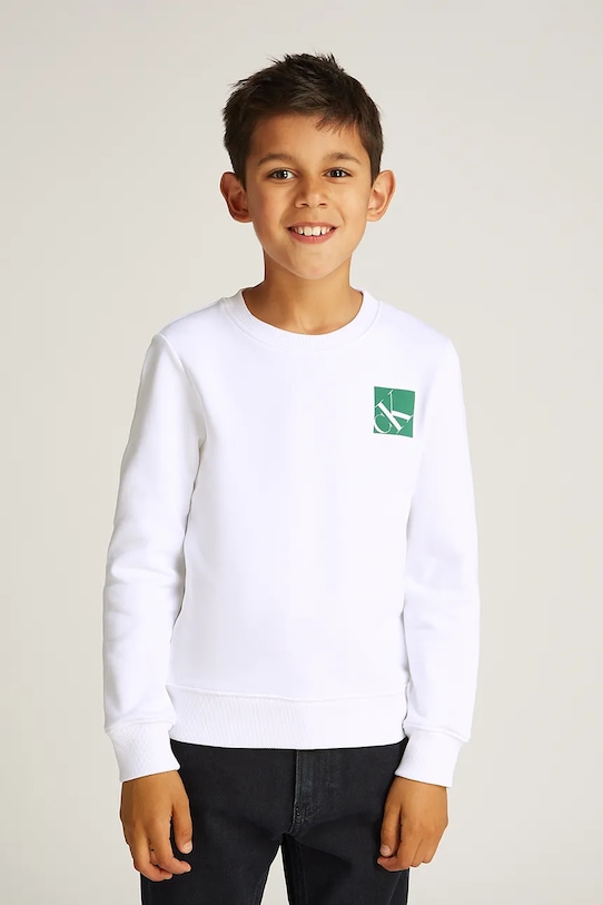 Детская хлопковая толстовка 0 Calvin Klein Jeans, белый
Детская хлопковая толстовка 0 Calvin Klein Jeans, белый