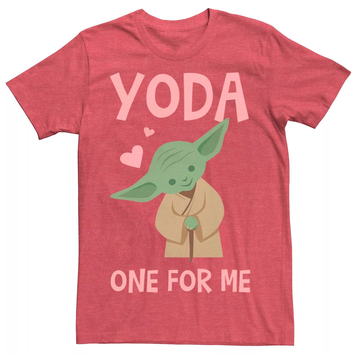 Мужская футболка с рисунком Yoda One For Me «Звездные войны» ко Дню святого Валентина Licensed Character
Мужская футболка с рисунком Yoda One For Me «Звездные войны» ко Дню святого Валентина Licensed Character