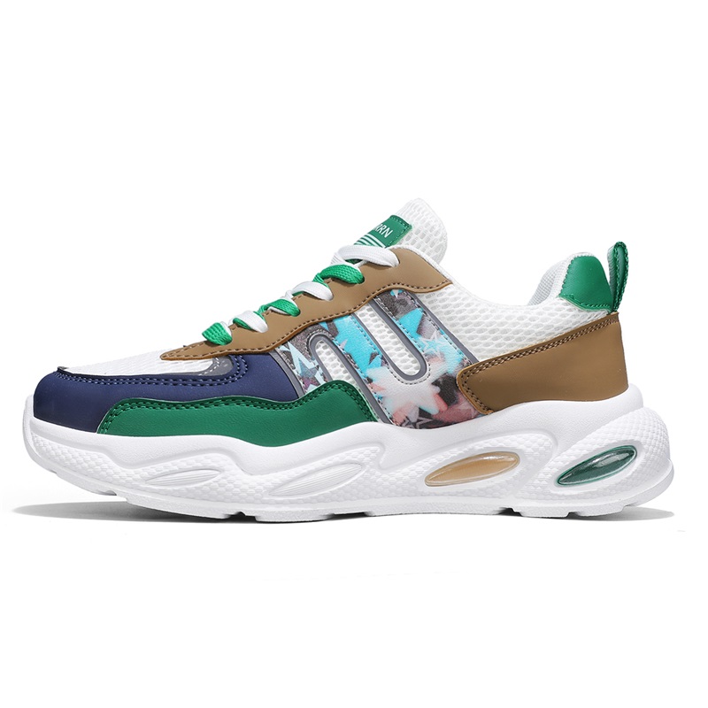 PLAY COBBLER Мужские низкие кеды бело-зеленые, цвет White Green 
PLAY COBBLER Мужские низкие кеды бело-зеленые, цвет White Green