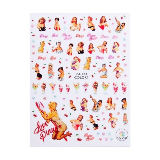 Тонкие самоклеящиеся наклейки для ногтей № Ca-254 MollyLac, Molly Lac 
Тонкие самоклеящиеся наклейки для ногтей № Ca-254 MollyLac, Molly Lac