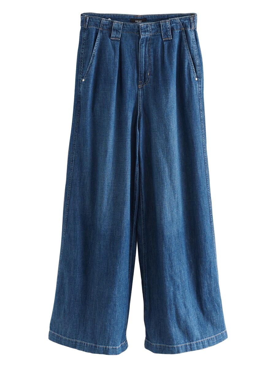Джинсы с широкими штанинами и складками Next, темно-синий
Джинсы с широкими штанинами и складками Next, темно-синий