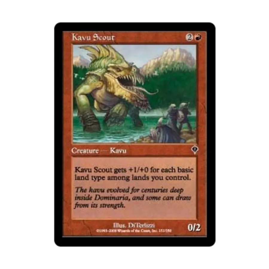 CCG Каву Разведчик (К), MTG - Invasion
CCG Каву Разведчик (К), MTG - Invasion